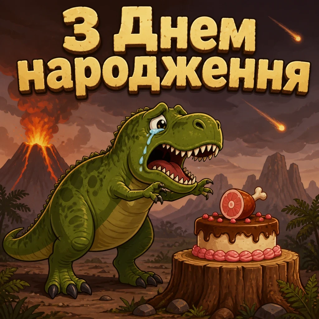 привітання з днем народження смішні