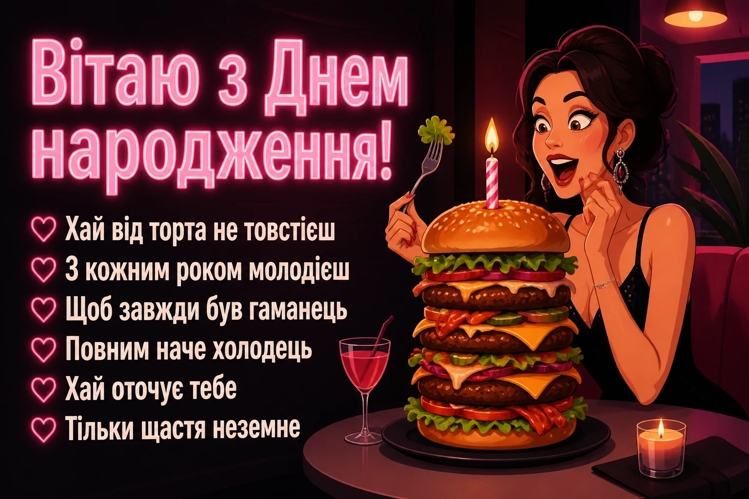 привітання з днем народження смішні