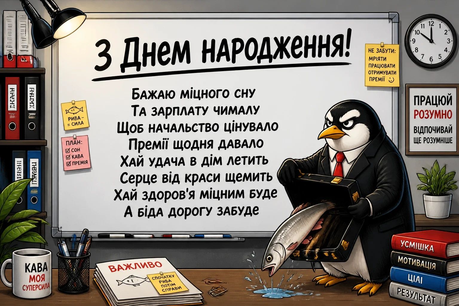 привітання з днем народження смішні