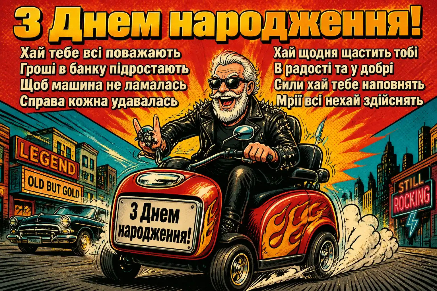 привітання з днем народження смішні