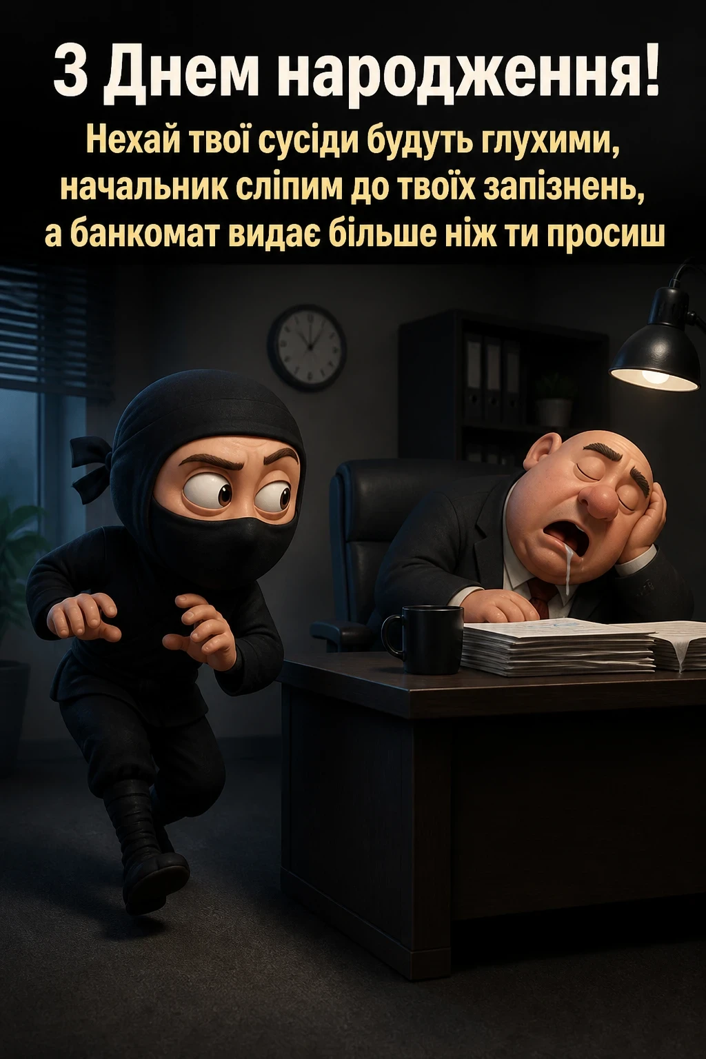 привітання з днем народження смішні