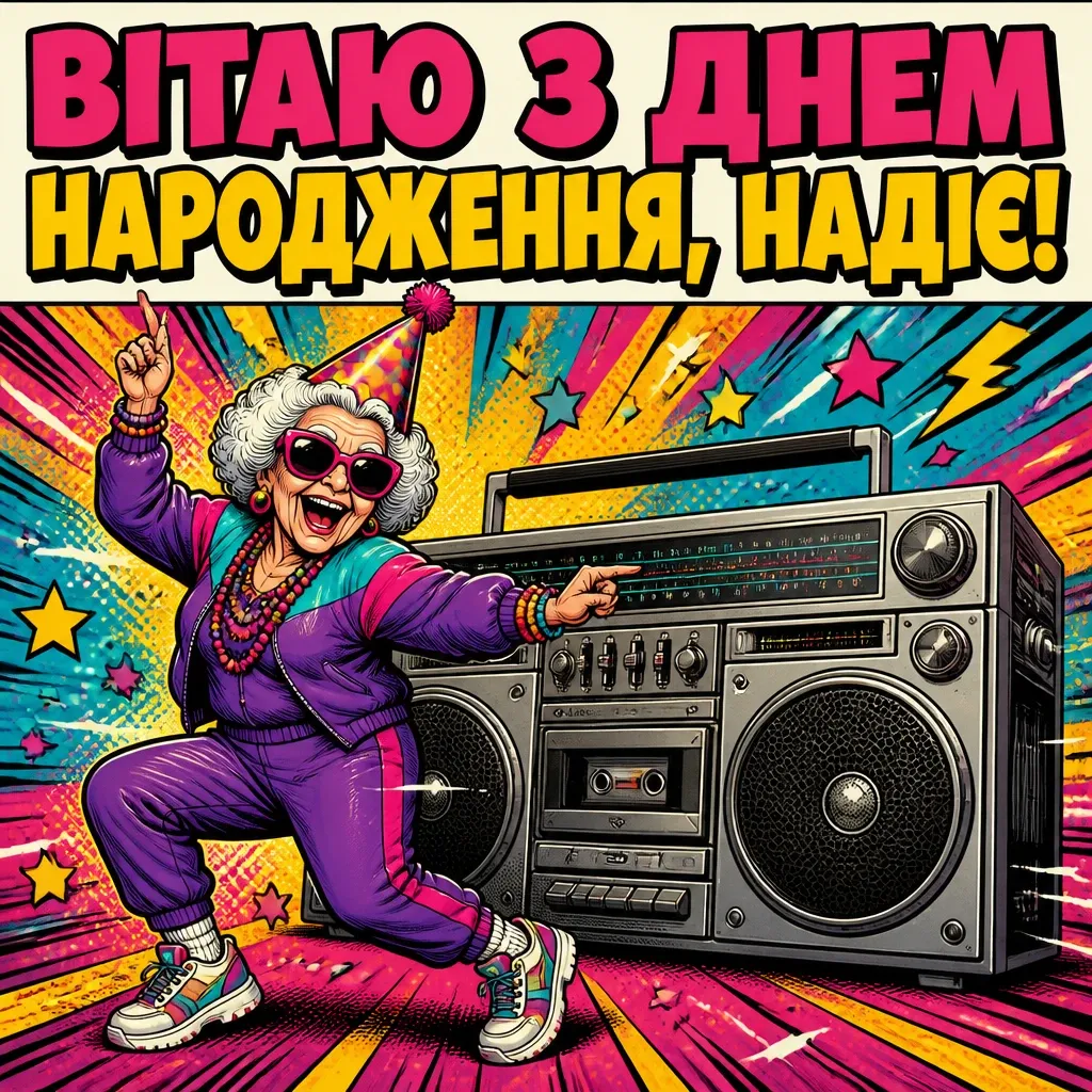 з днем народження надія