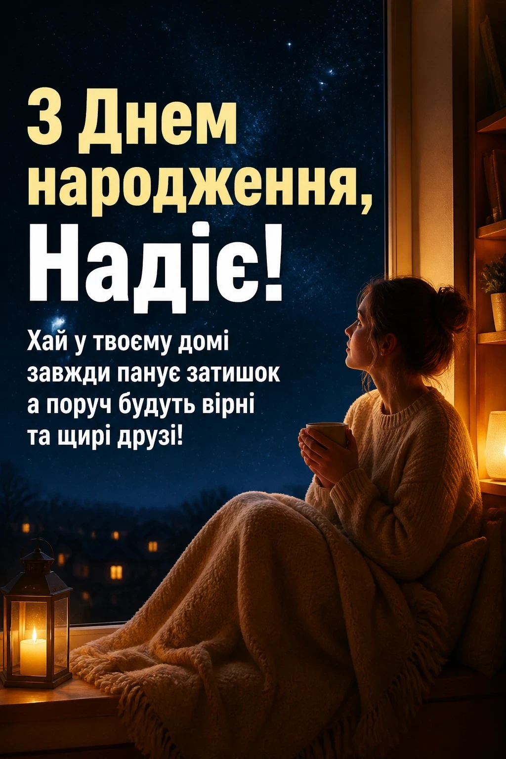 з днем народження надія