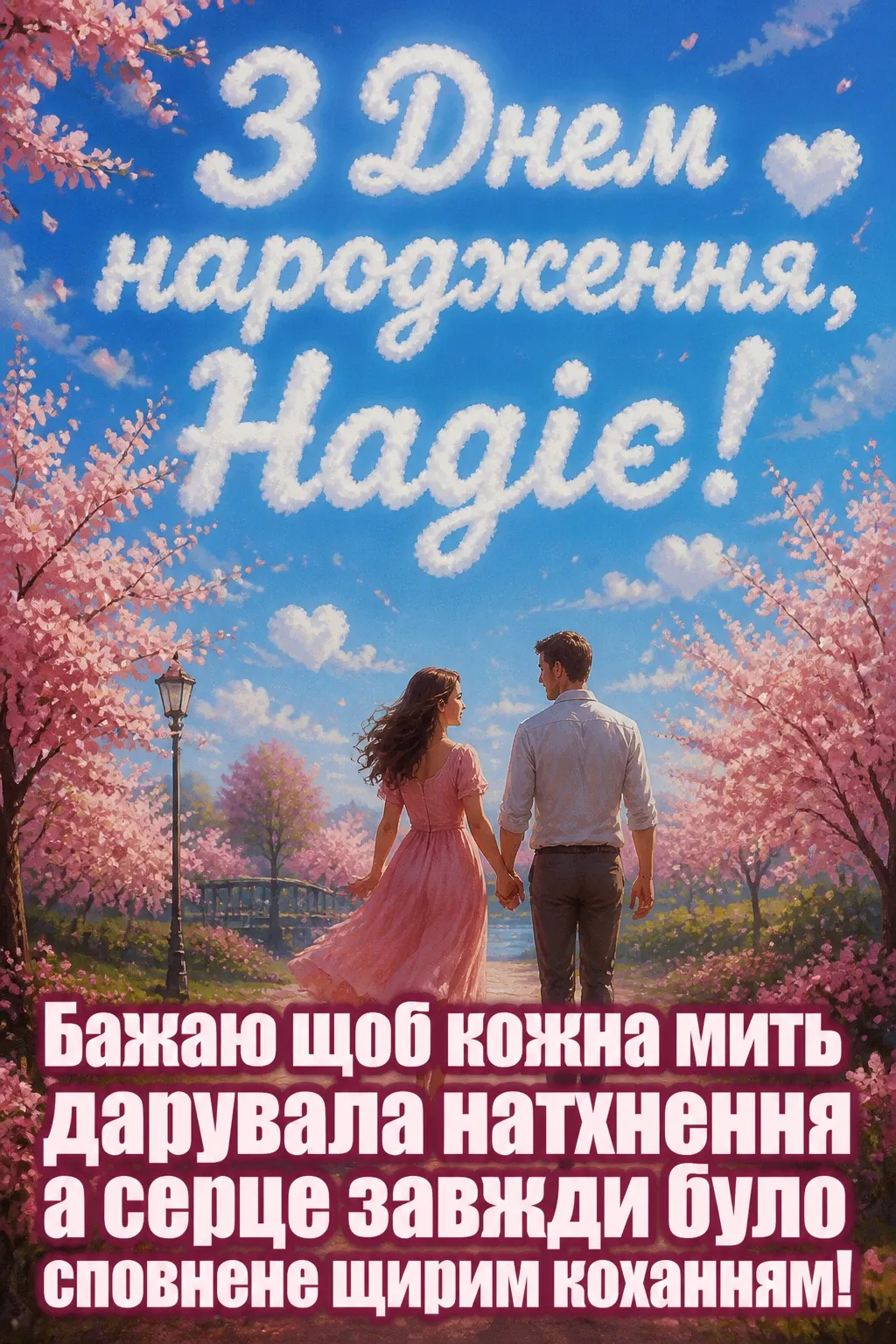 з днем народження надія