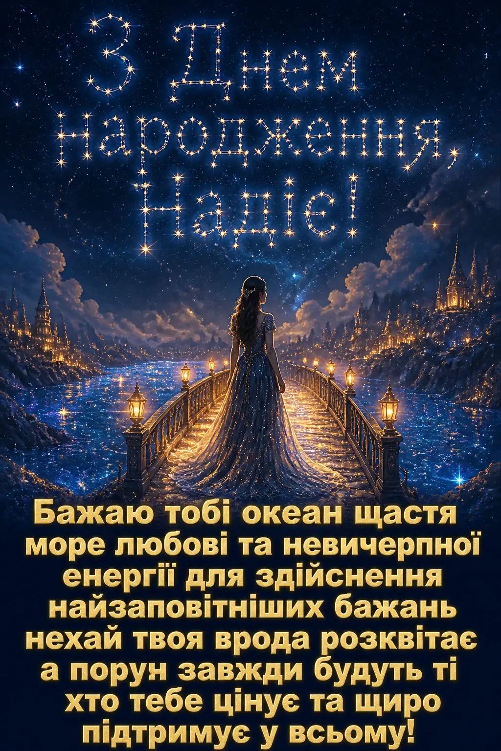 з днем народження надія