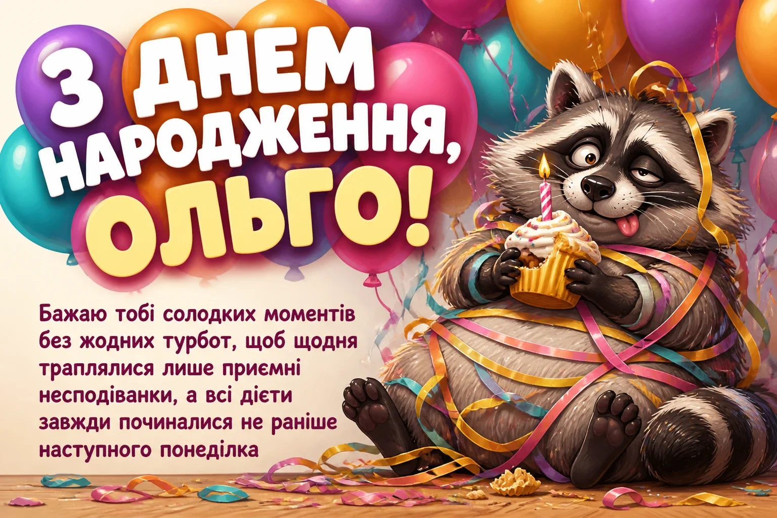 з днем народження ольга з днем народження ольга