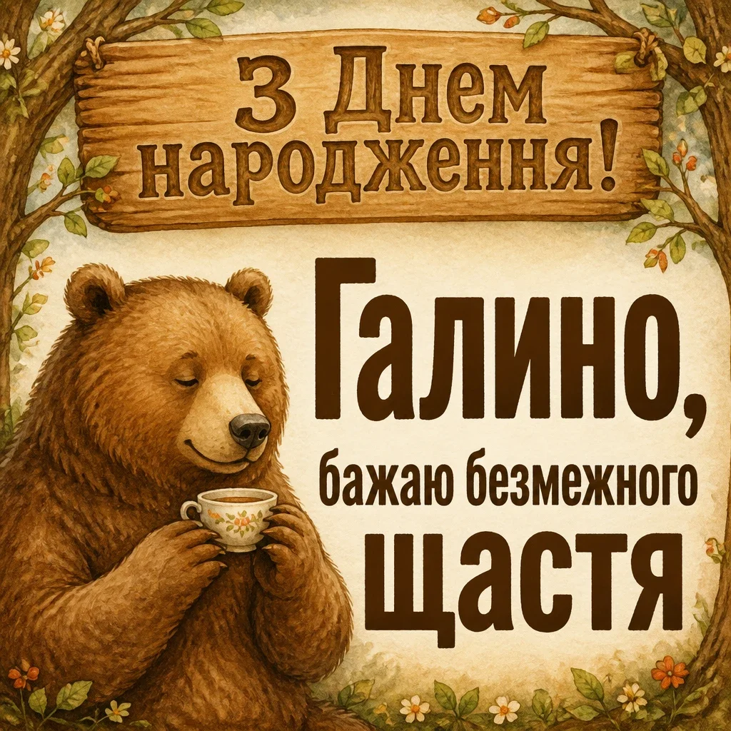 з днем народження галина з днем народження галина