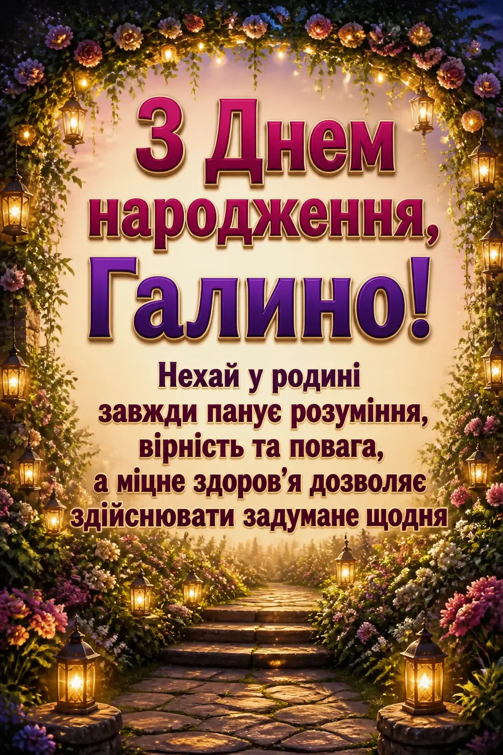 з днем народження галина з днем народження галина