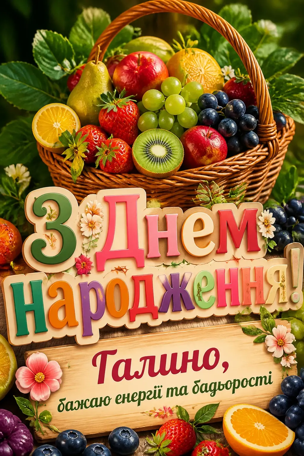 з днем народження галина з днем народження галина