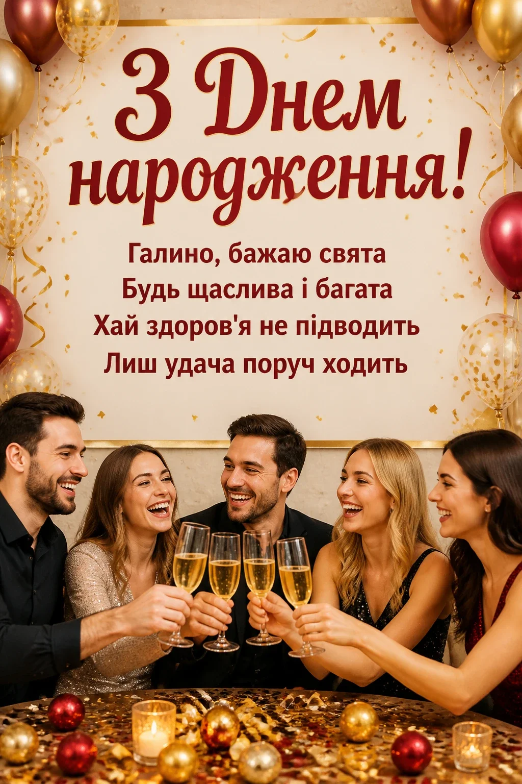 з днем народження галина з днем народження галина