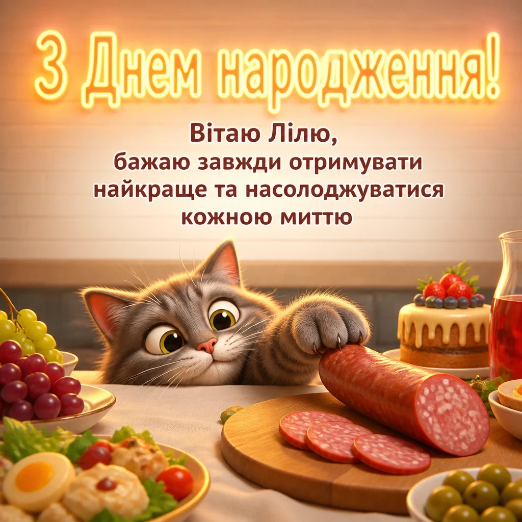 з днем народження ліля