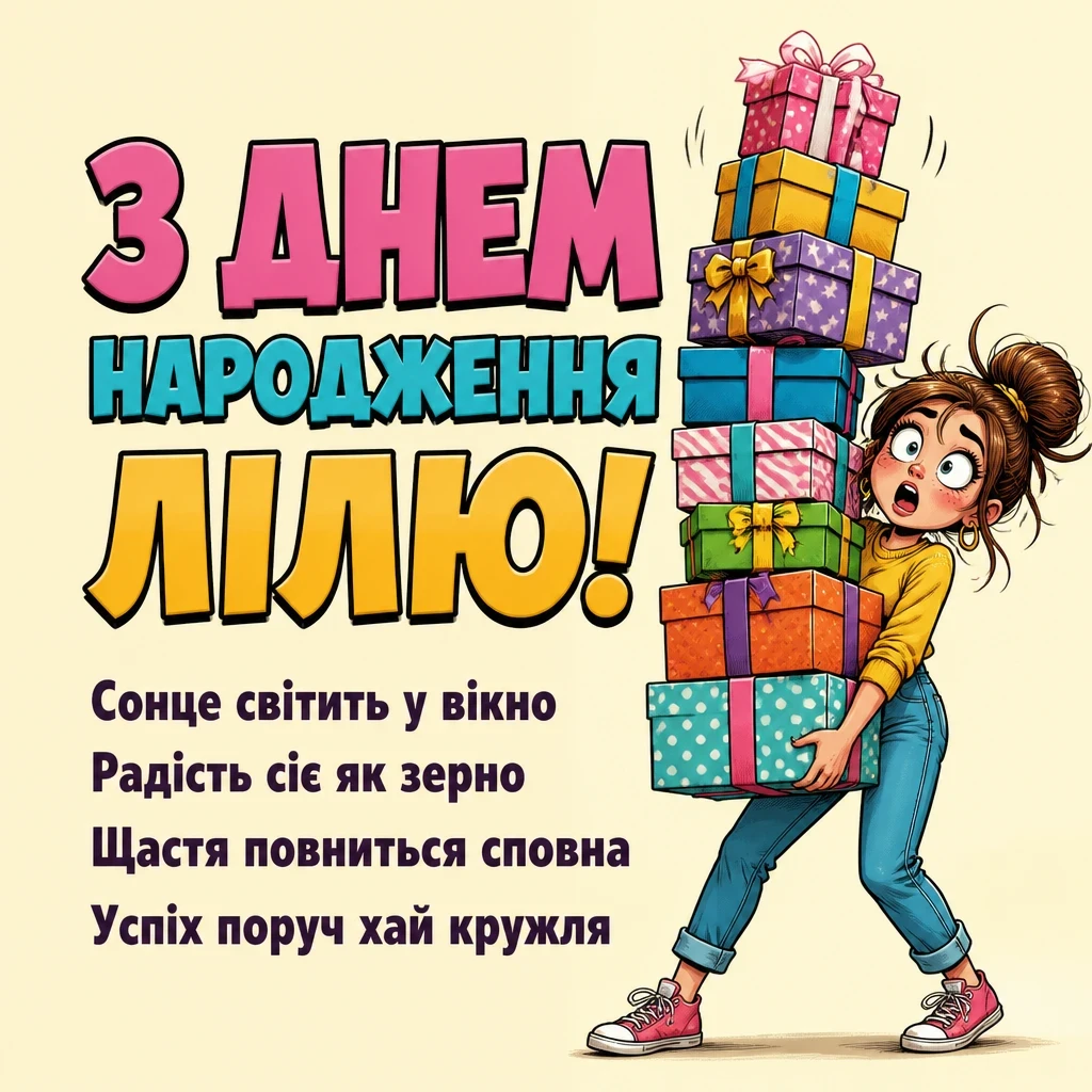 з днем народження ліля