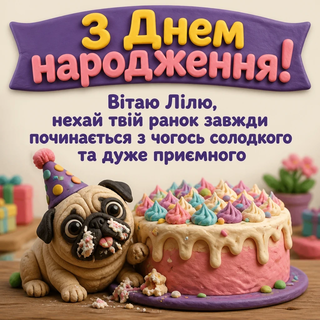 з днем народження ліля