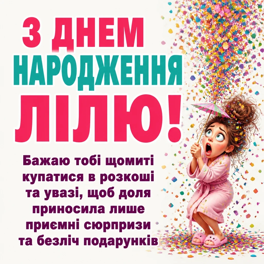 з днем народження ліля