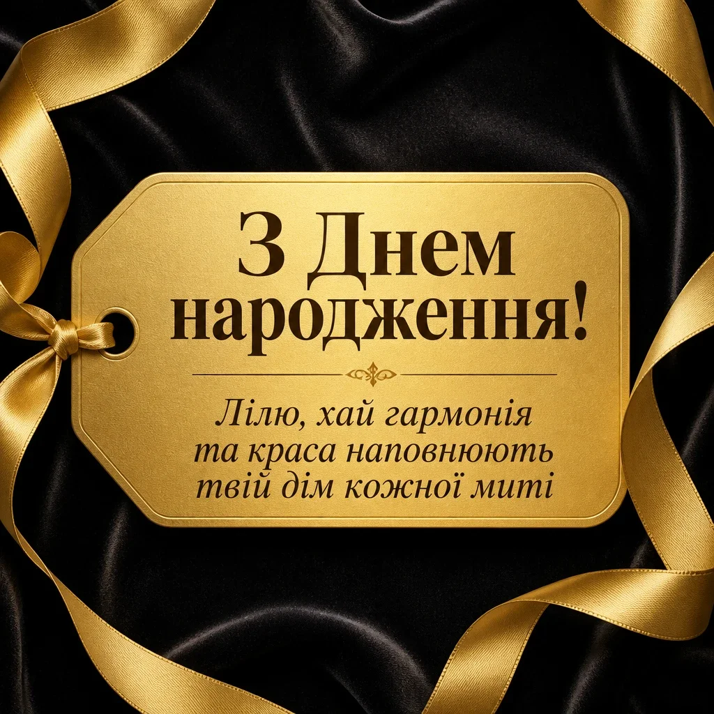 з днем народження ліля