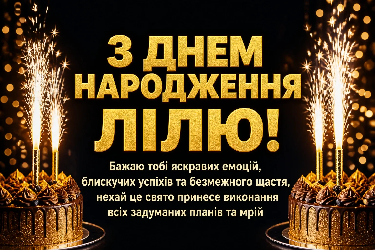з днем народження ліля