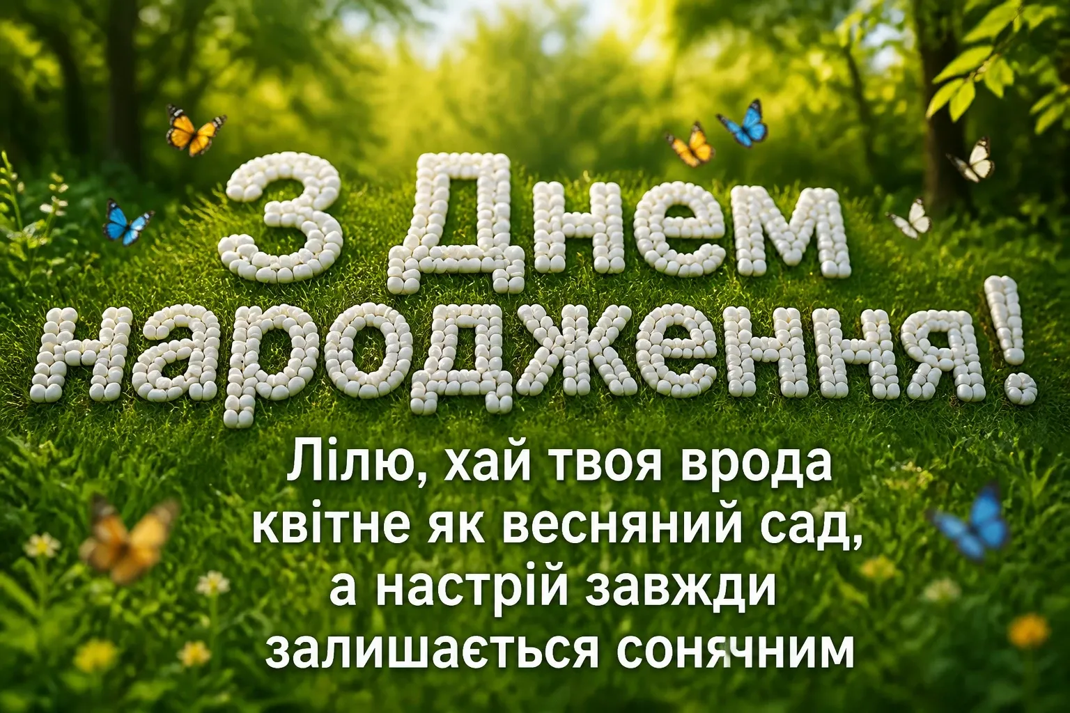 з днем народження ліля
