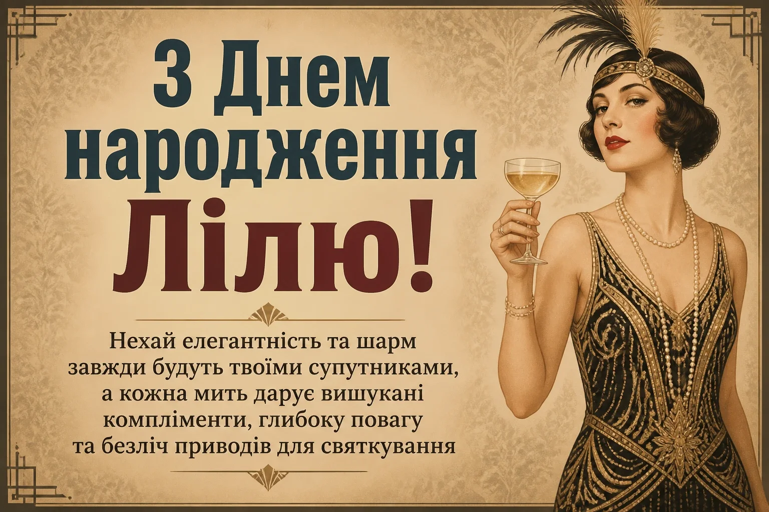 з днем народження ліля