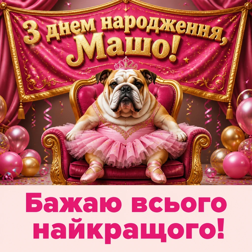 з днем народження маша