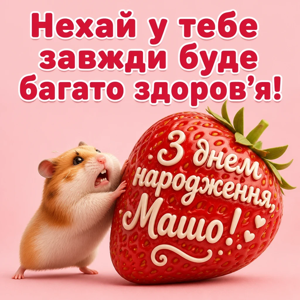 з днем народження маша