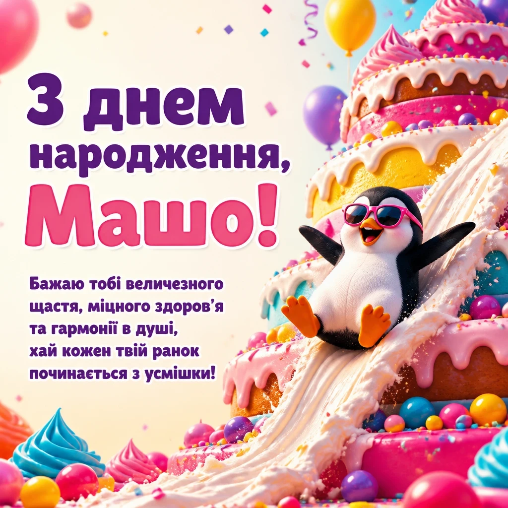 з днем народження маша