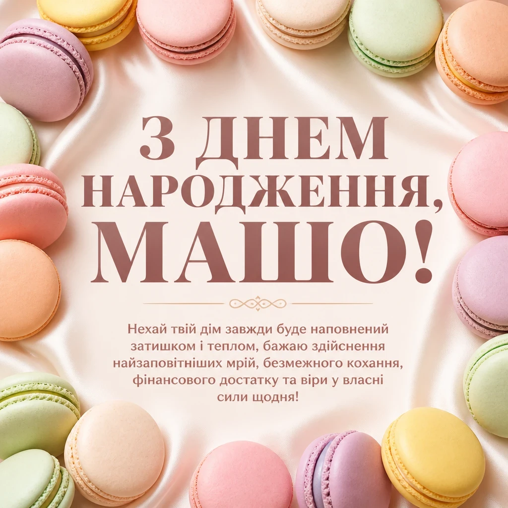 з днем народження маша