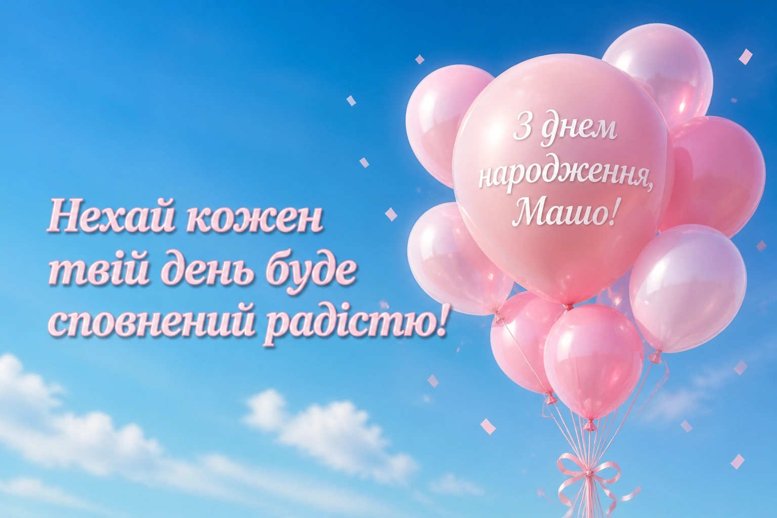 з днем народження маша