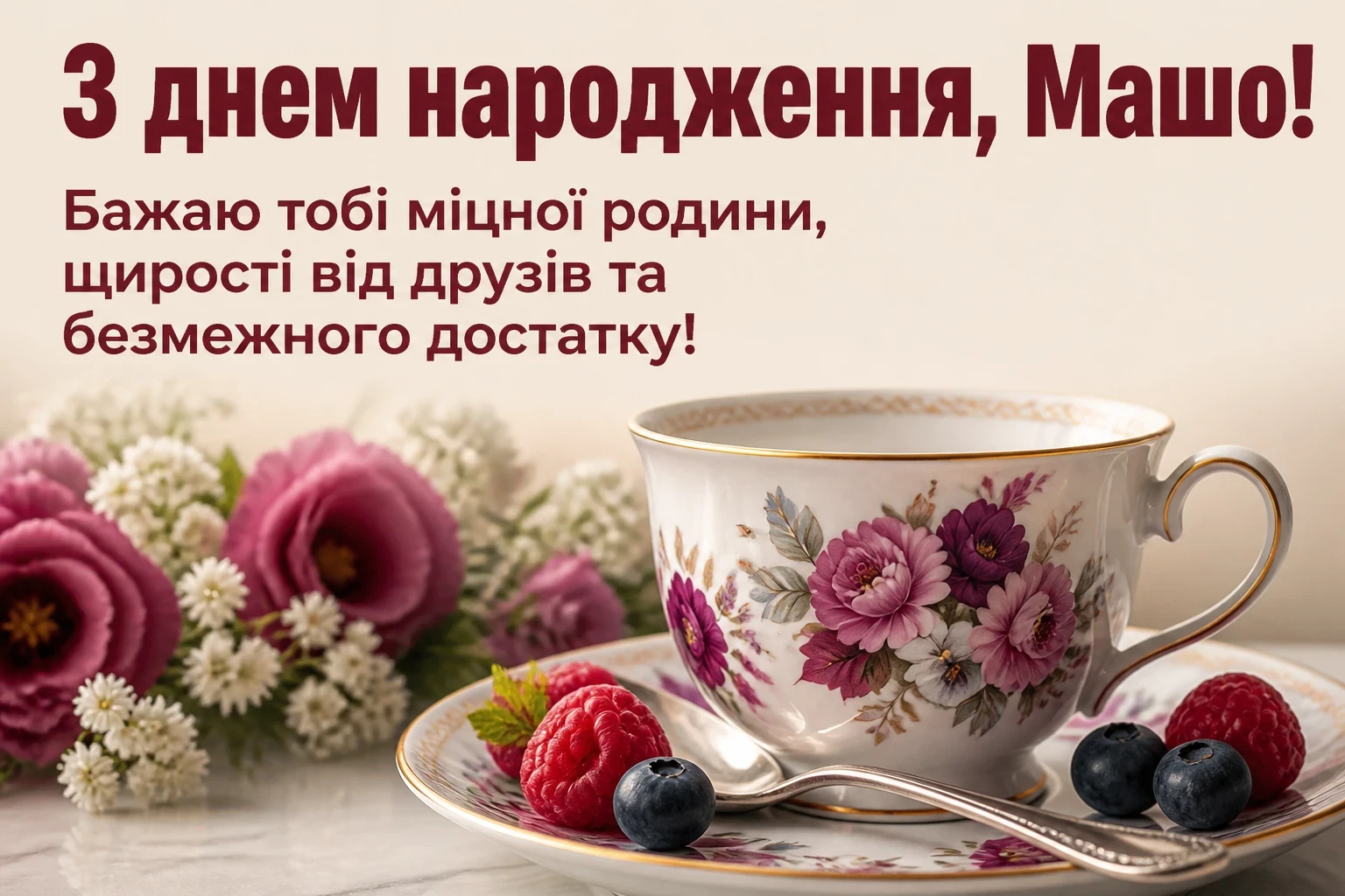 з днем народження маша