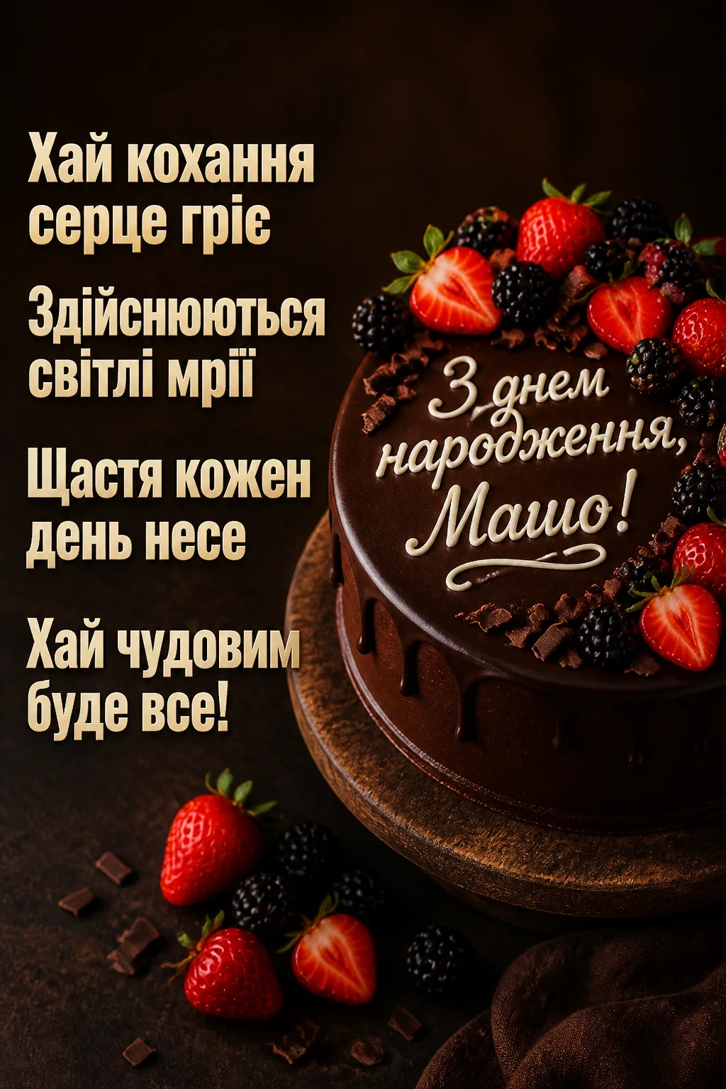 з днем народження маша