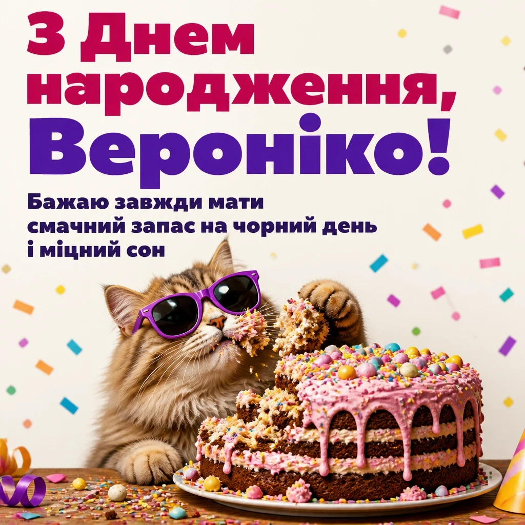 з днем народження вероніка