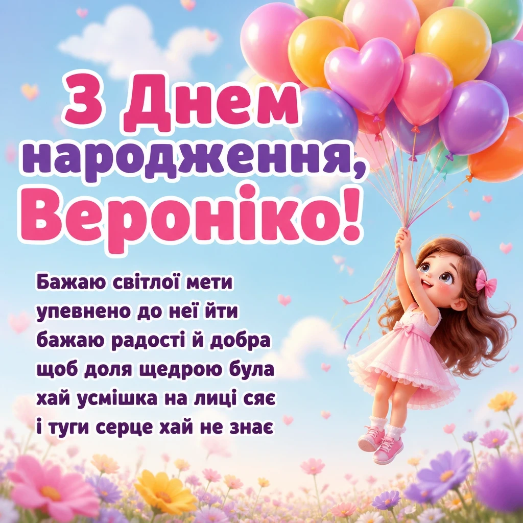 з днем народження вероніка