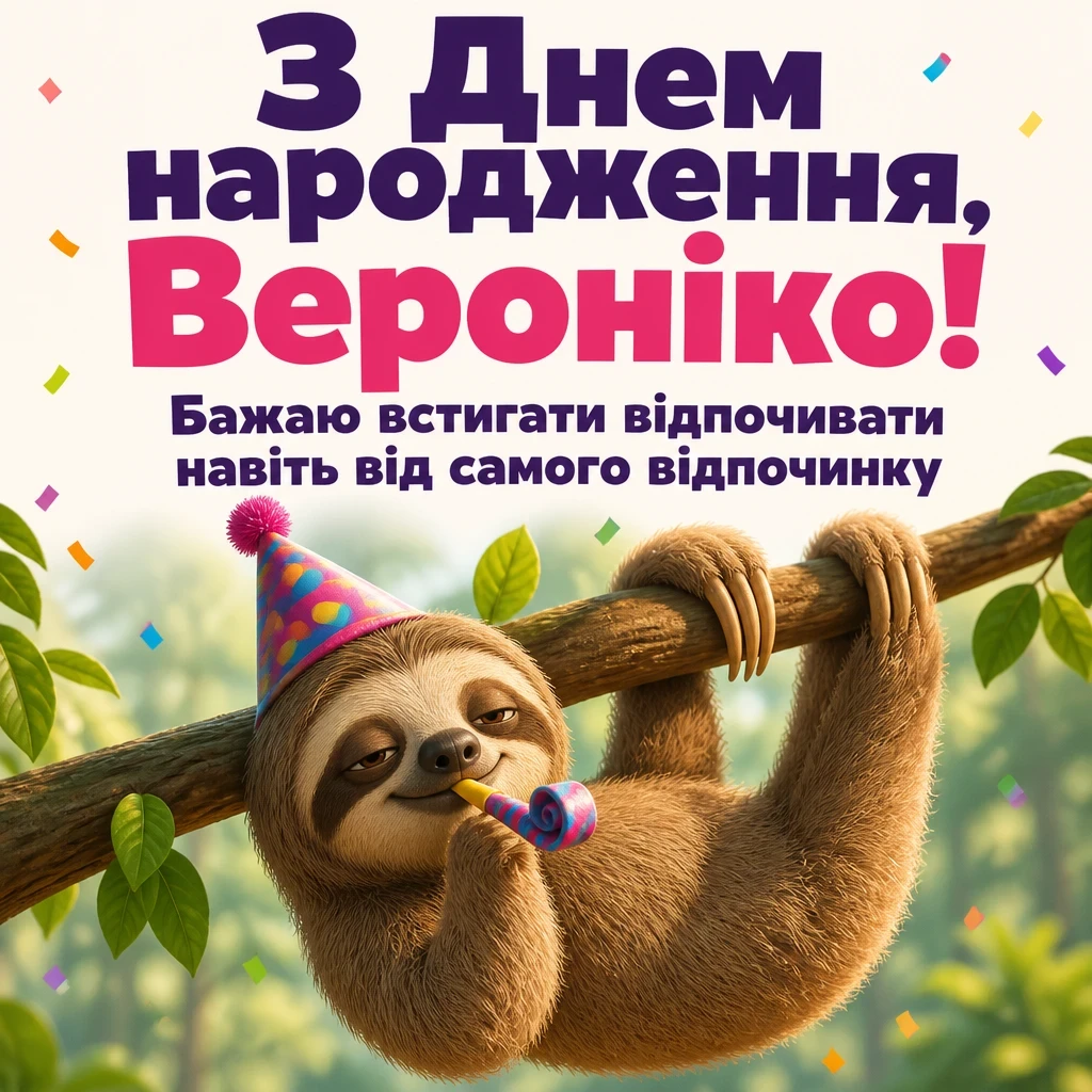 з днем народження вероніка