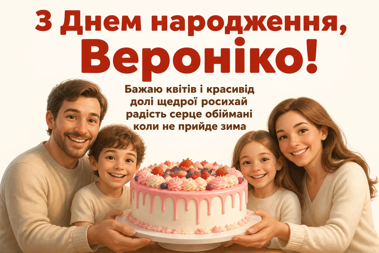 з днем народження вероніка