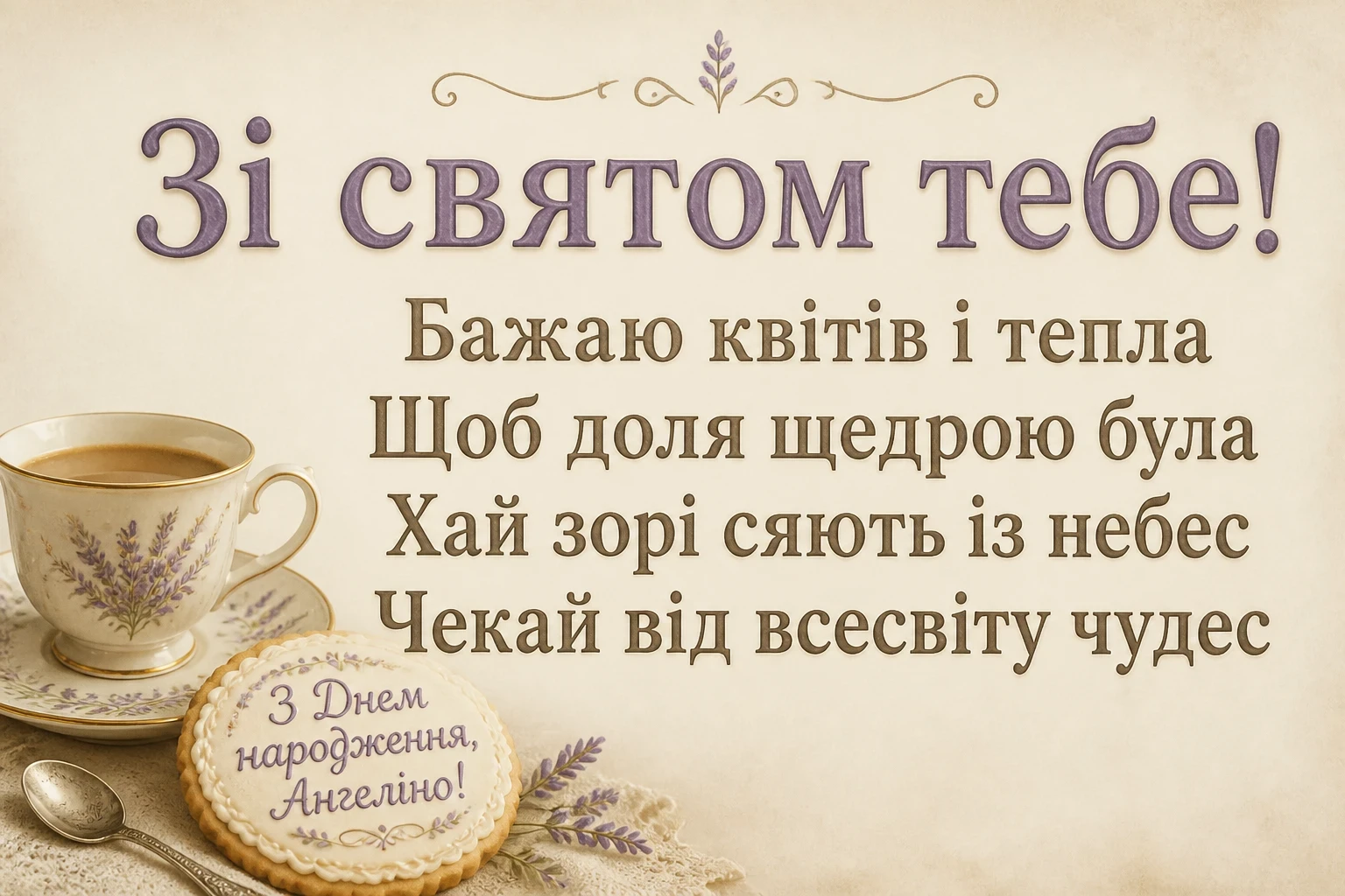 з днем народження ангеліна