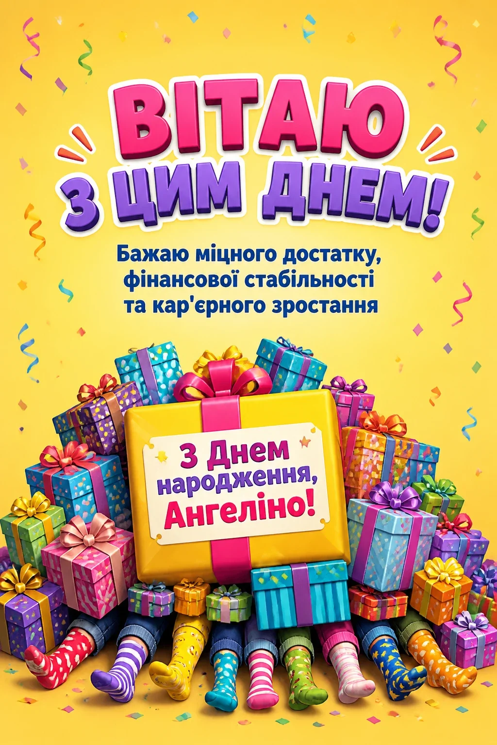 з днем народження ангеліна