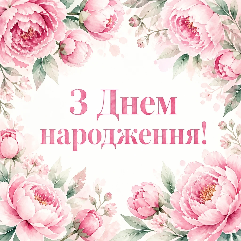 красиве привітання з днем народження жінці