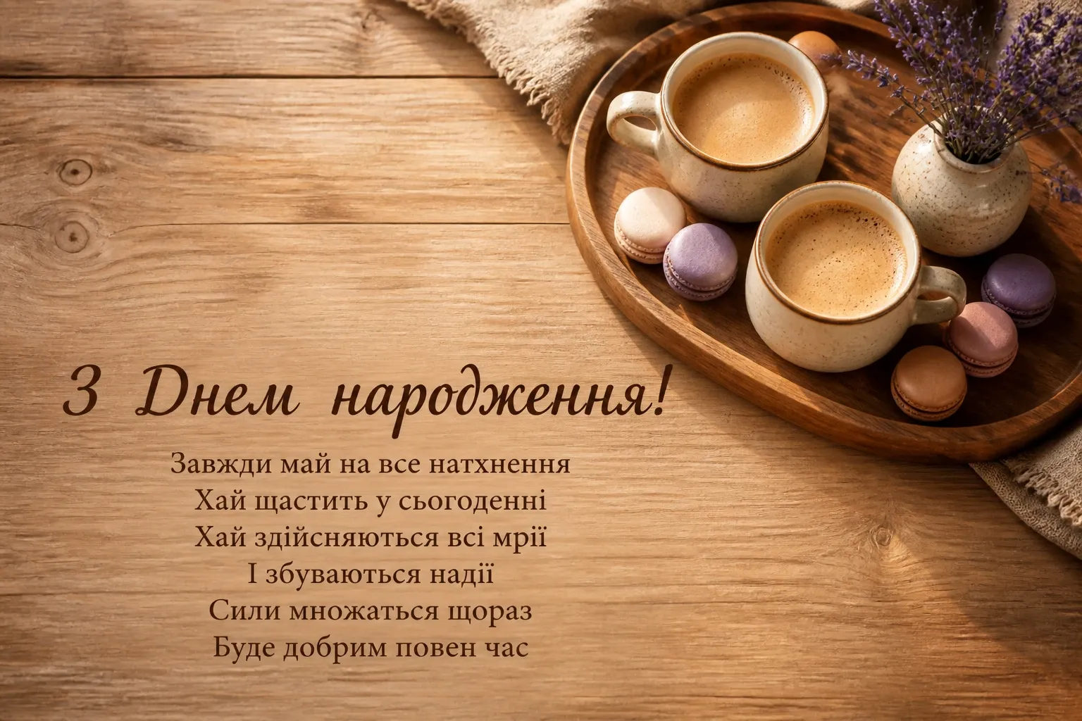 красиве привітання з днем народження жінці